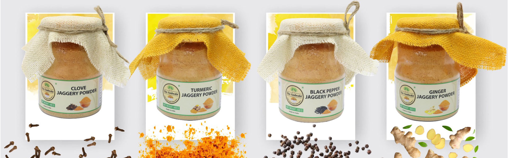 Jaggery Powders (Clove, Turmeric etc.)